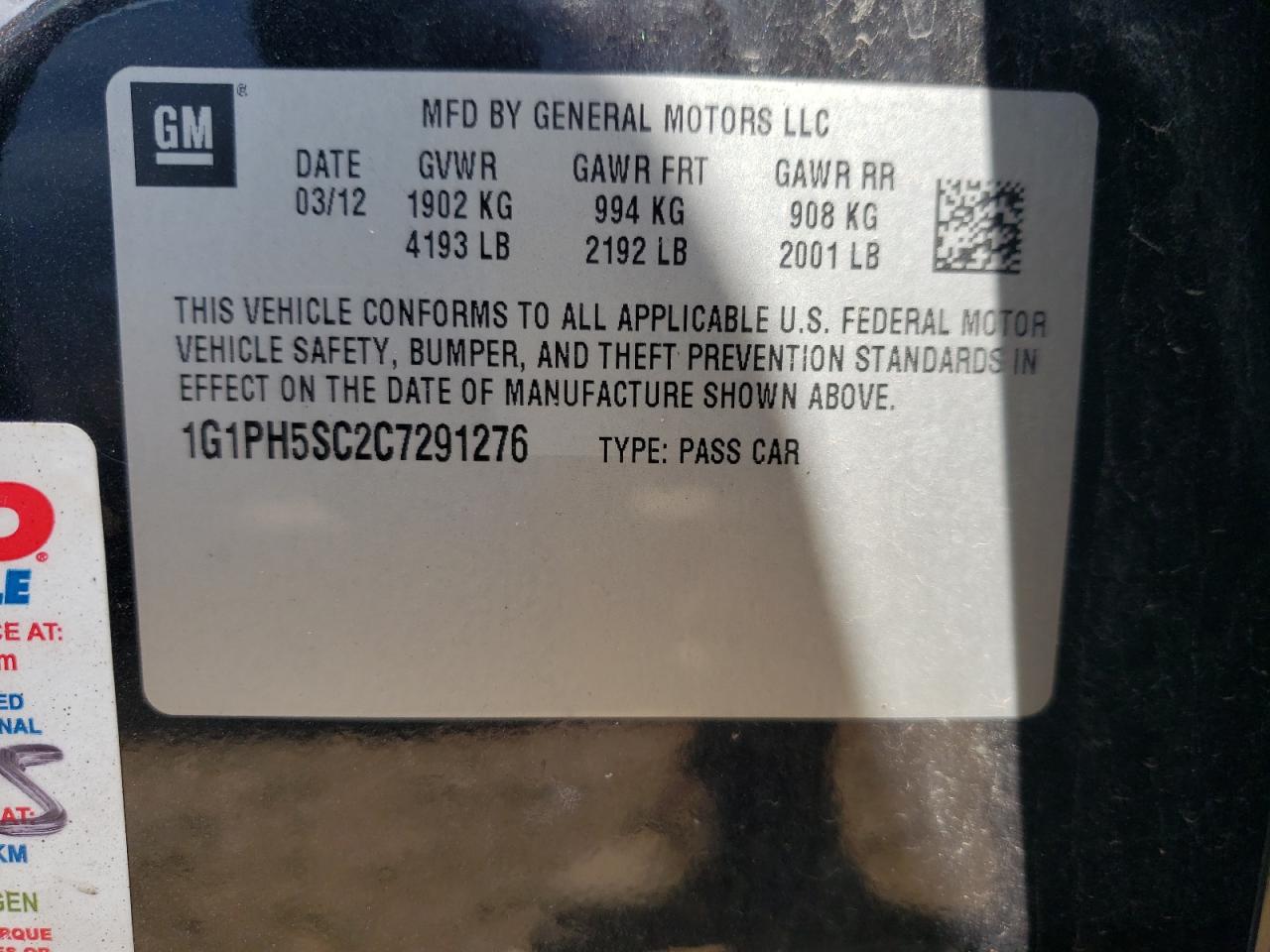 2012 Chevrolet Cruze - Image 12