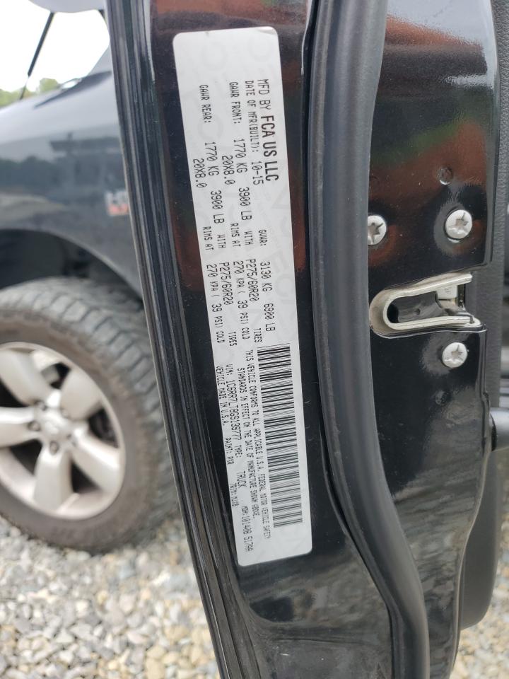 2016 Ram 1500 Slt VIN: 1C6RR7LT8GS139777 Lot: 63274374