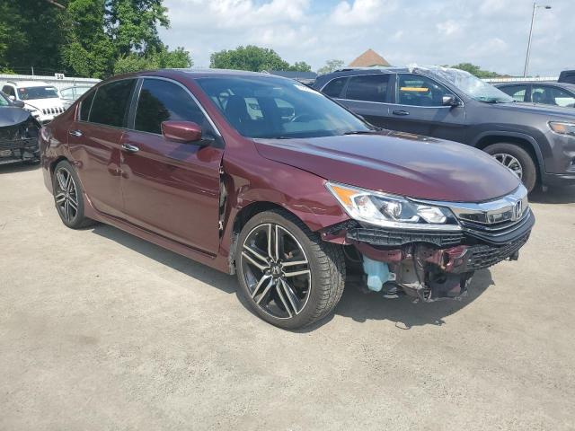 Sedans HONDA ACCORD 2017 Maroon