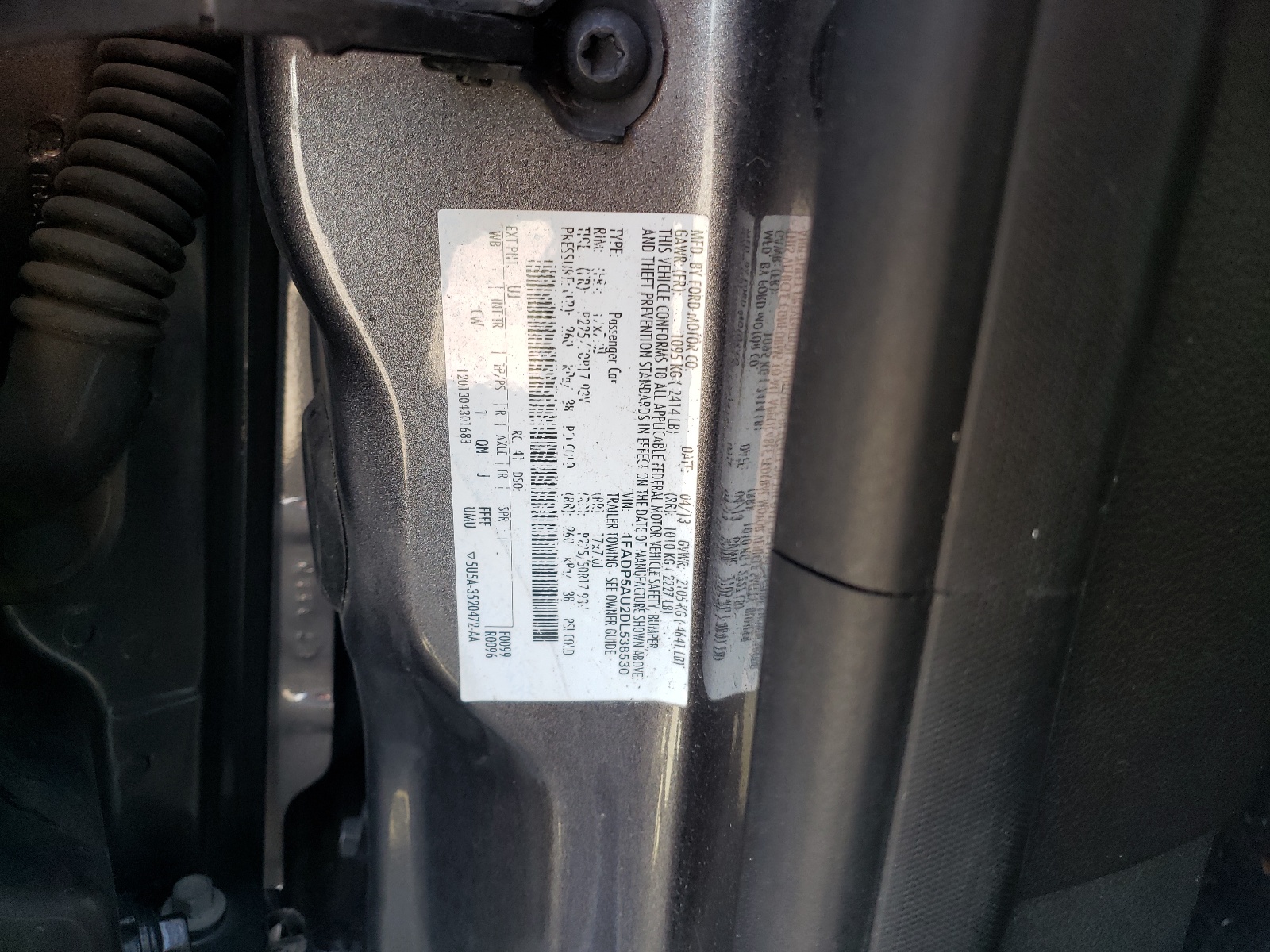 1FADP5AU2DL538530 2013 Ford C-Max Se