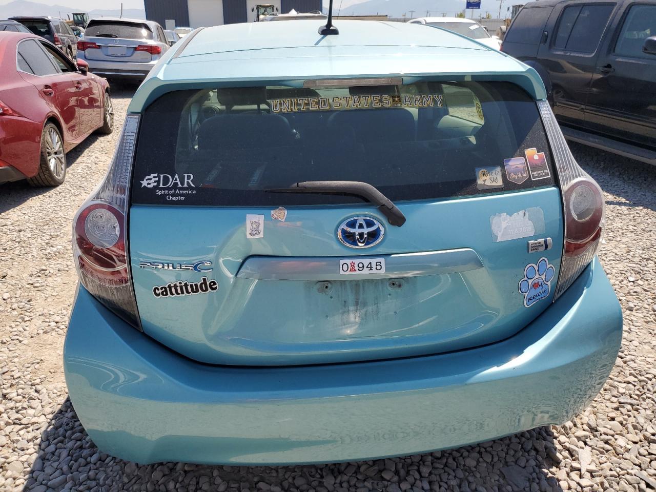 2012 Toyota Prius C VIN: JTDKDTB37C1031105 Lot: 62623344