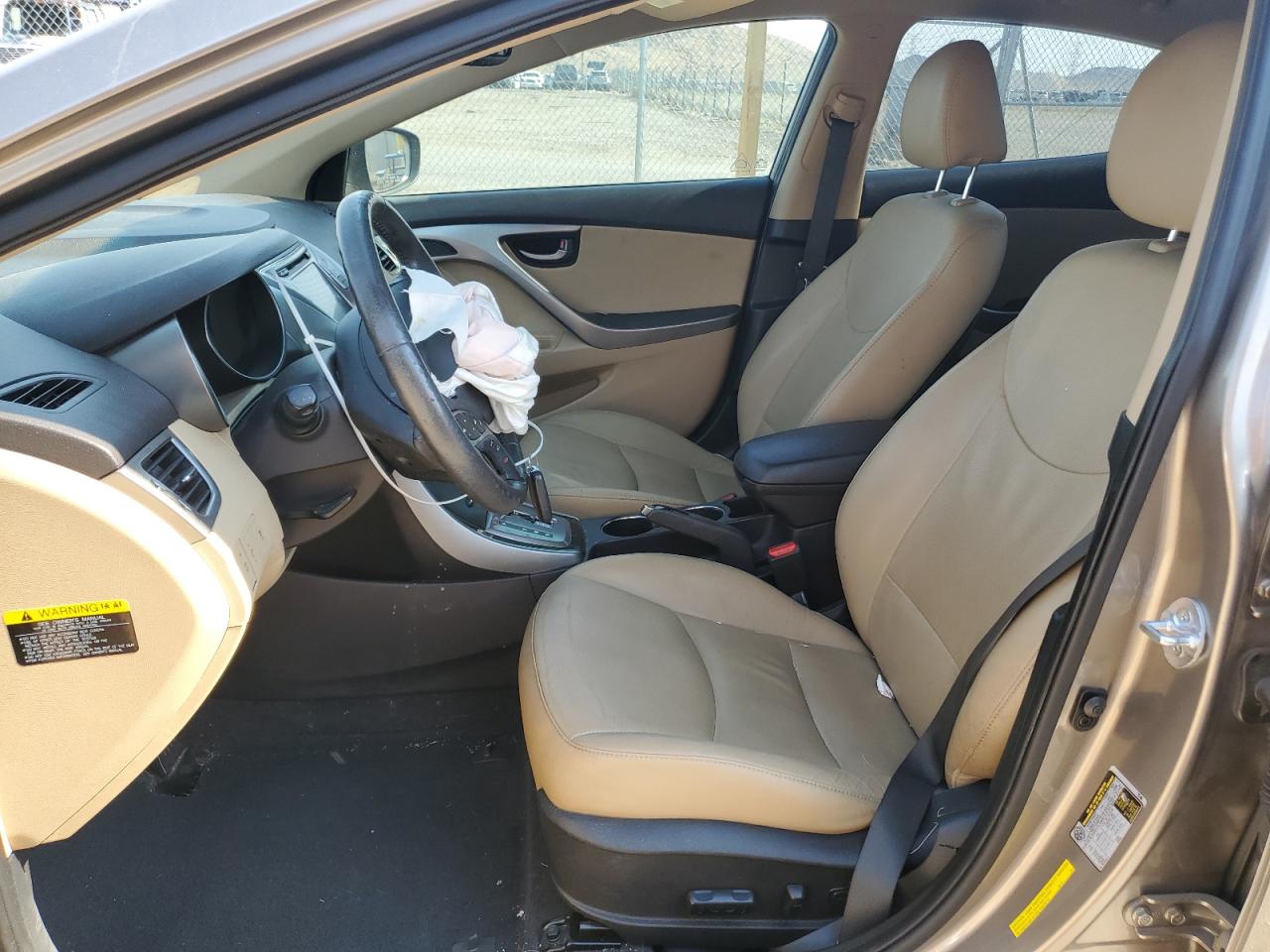 2013 Hyundai Elantra Gls VIN: 5NPDH4AE3DH252460 Lot: 62366914