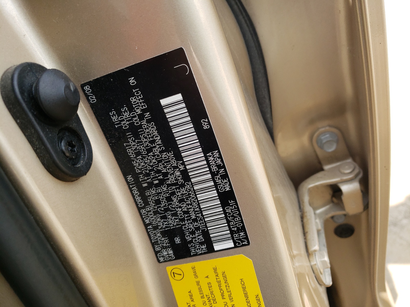 JTEES41A982066282 2008 Toyota Highlander