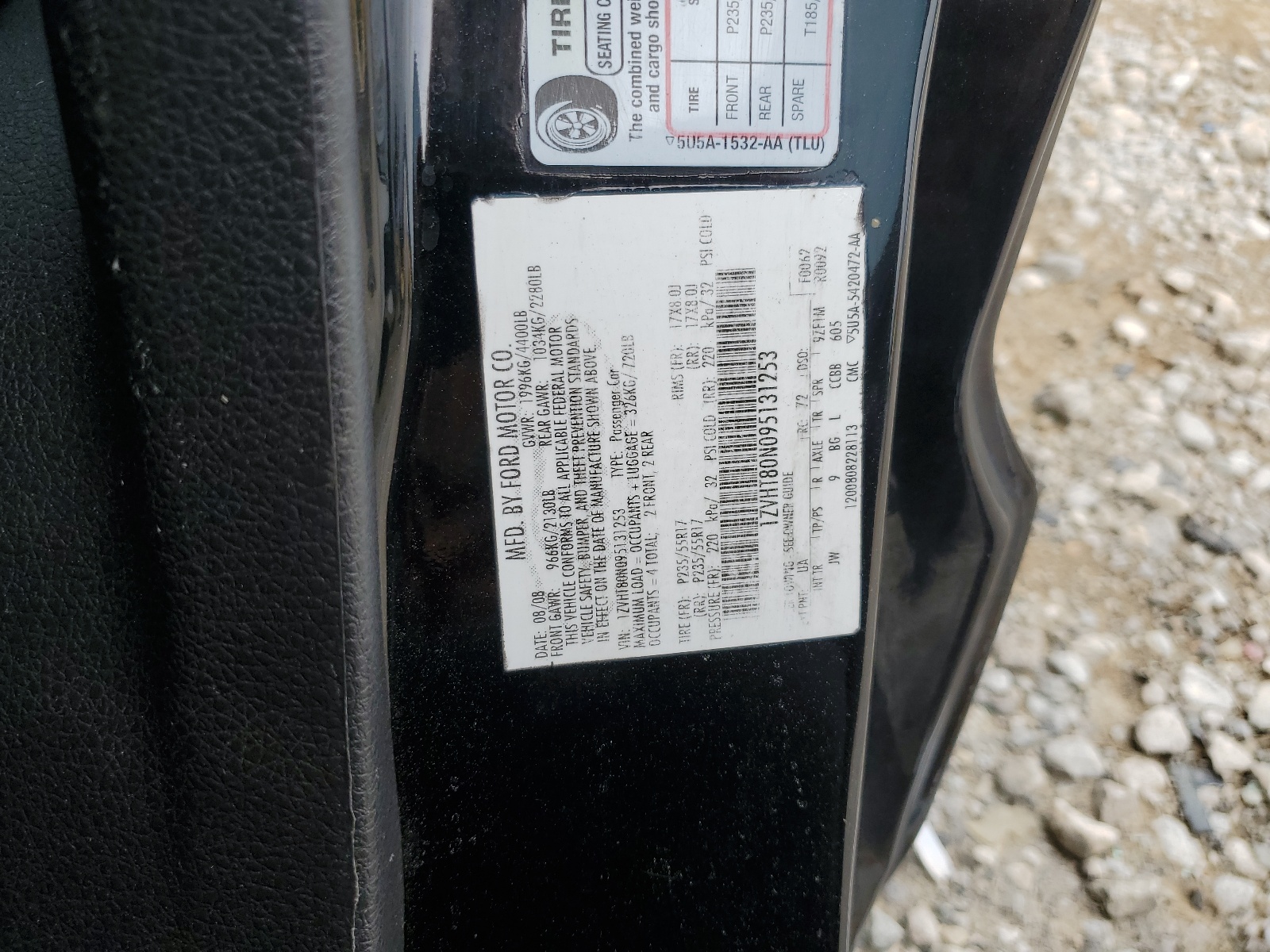 1ZVHT80N095131253 2009 Ford Mustang