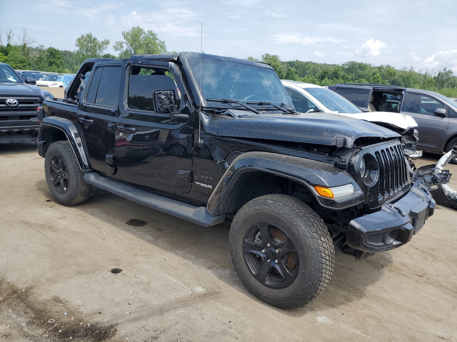 2021 Jeep Wrangler Unlimited Sahara vin: 1C4HJXEN5MW556921