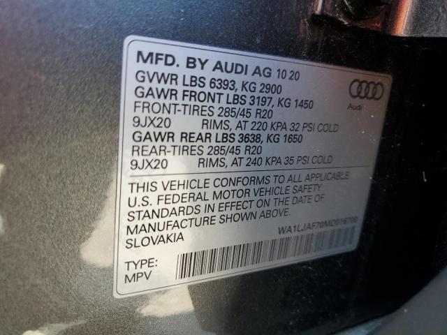 WA1LJAF70MD016700 Audi Q7 PREMIUM 14