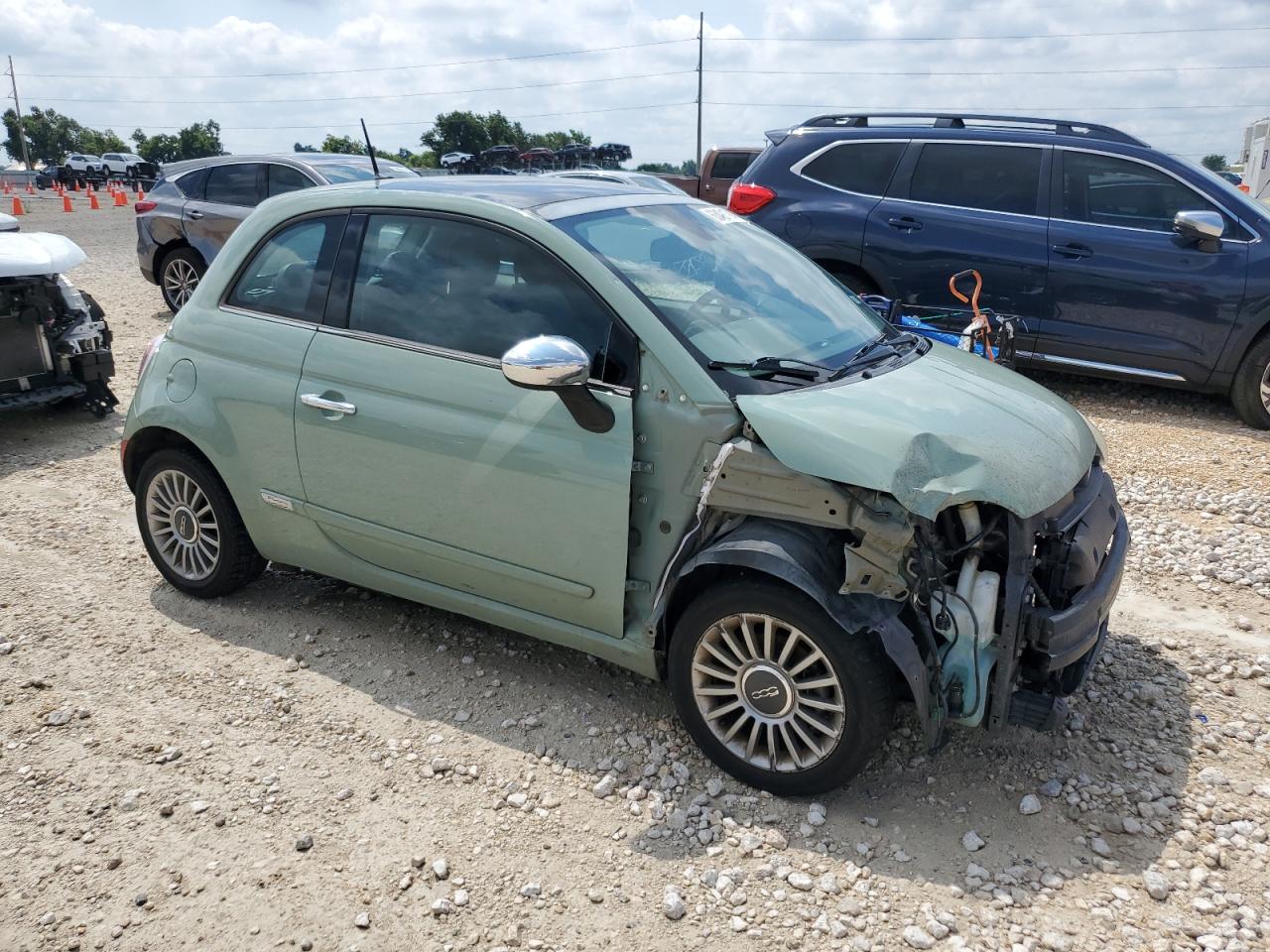 2012 Fiat 500 Lounge VIN: 3C3CFFCR4CT153047 Lot: 63491794