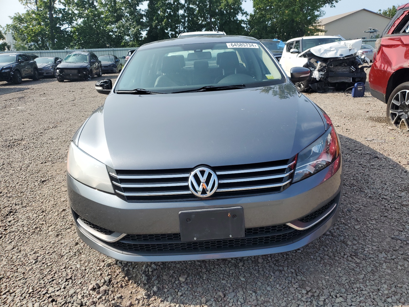 2014 Volkswagen Passat S vin: 1VWAT7A33EC062878