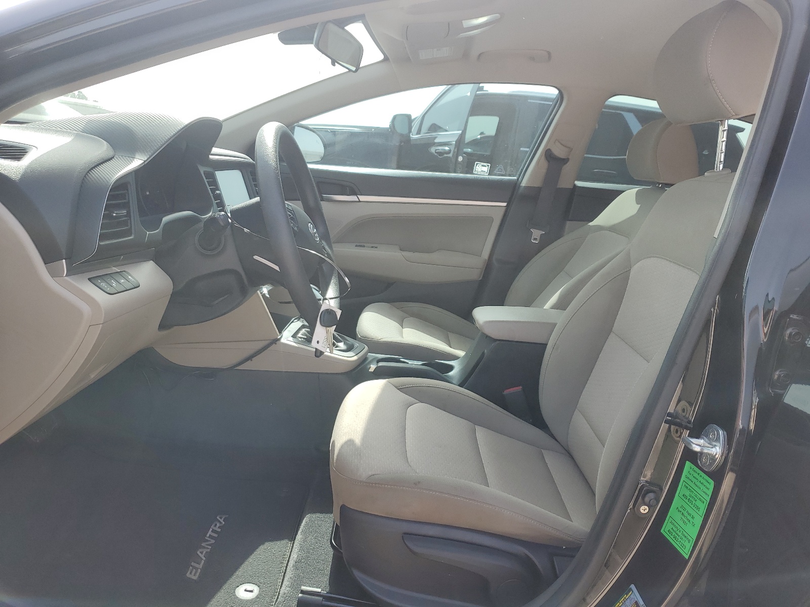 2019 Hyundai Elantra Sel vin: KMHD84LF5KU854751