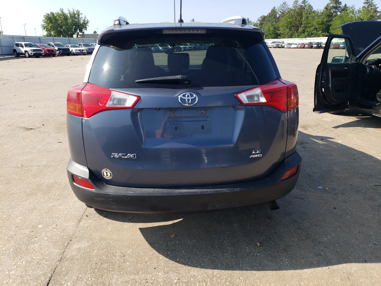 JTMBFREV8ED054694 2014 Toyota Rav4 Le