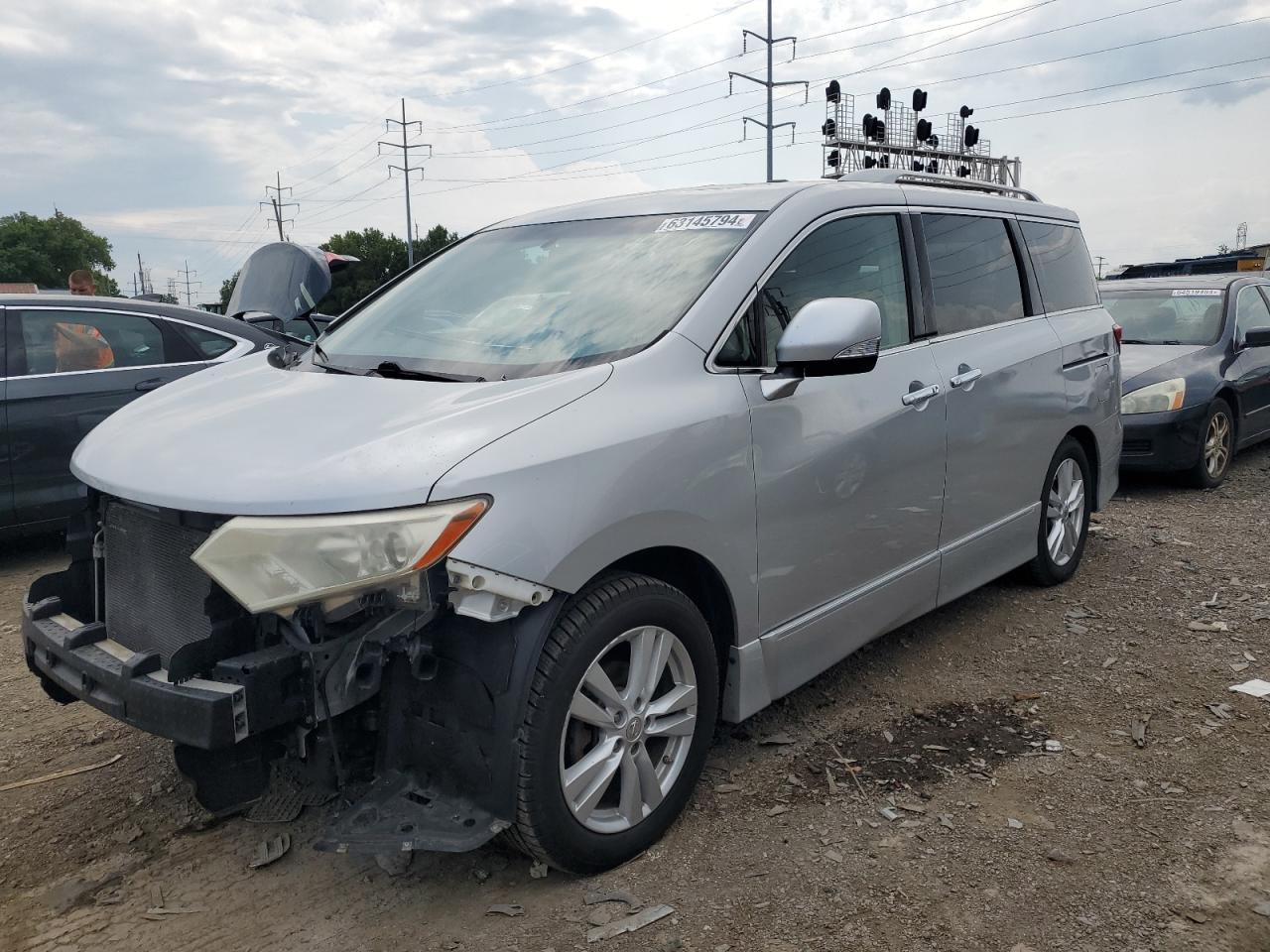 2011 Nissan Quest S VIN: JN8AE2KP7B9003377 Lot: 63145794