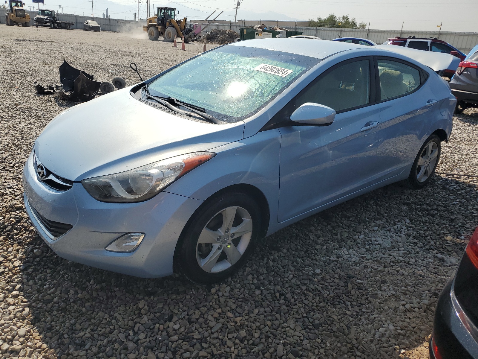 2013 Hyundai Elantra Gls vin: KMHDH4AE5DU570355