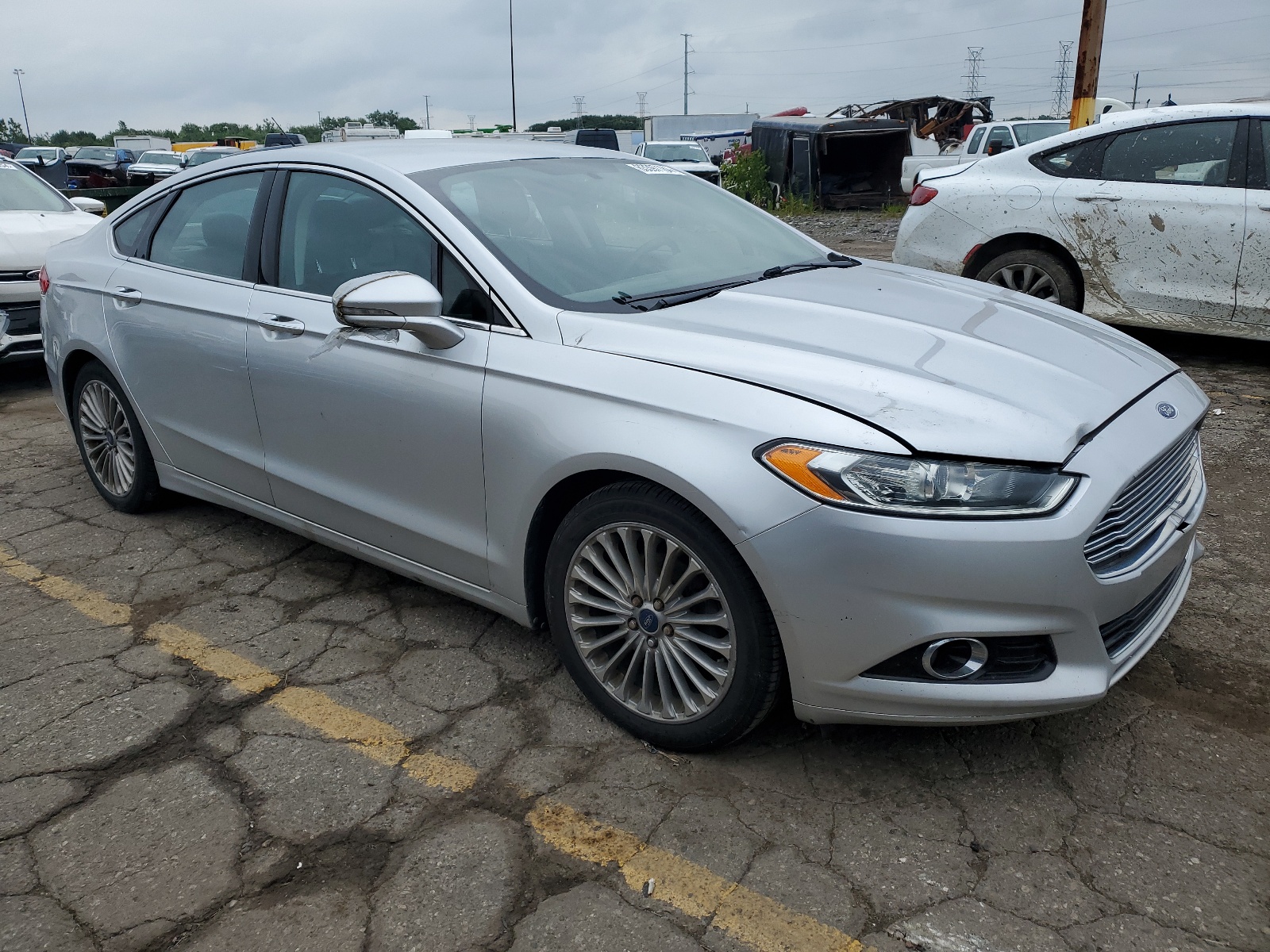 2013 Ford Fusion Titanium vin: 3FA6P0K91DR309439