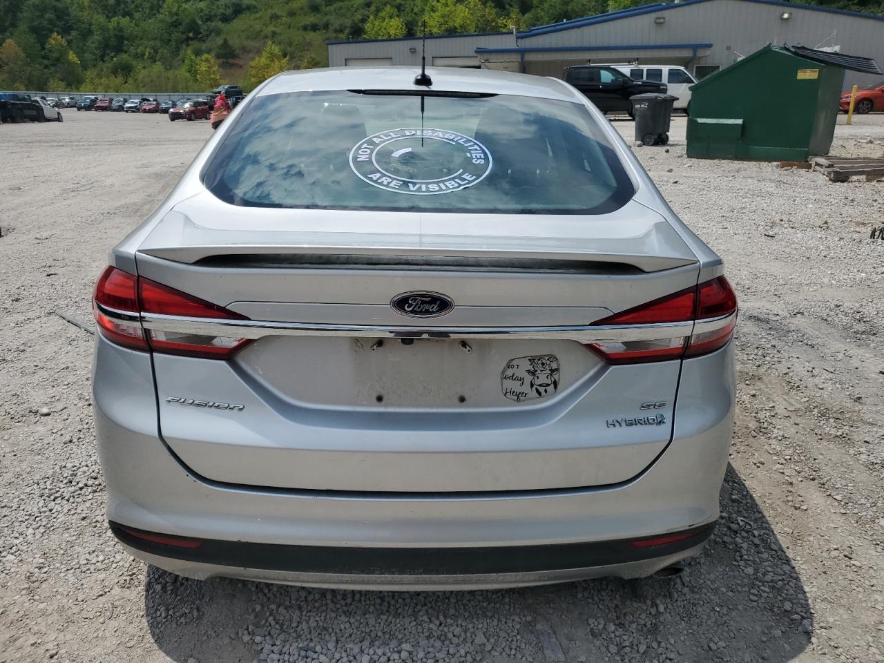 2018 Ford Fusion Se Hybrid VIN: 3FA6P0LU4JR114501 Lot: 63846854