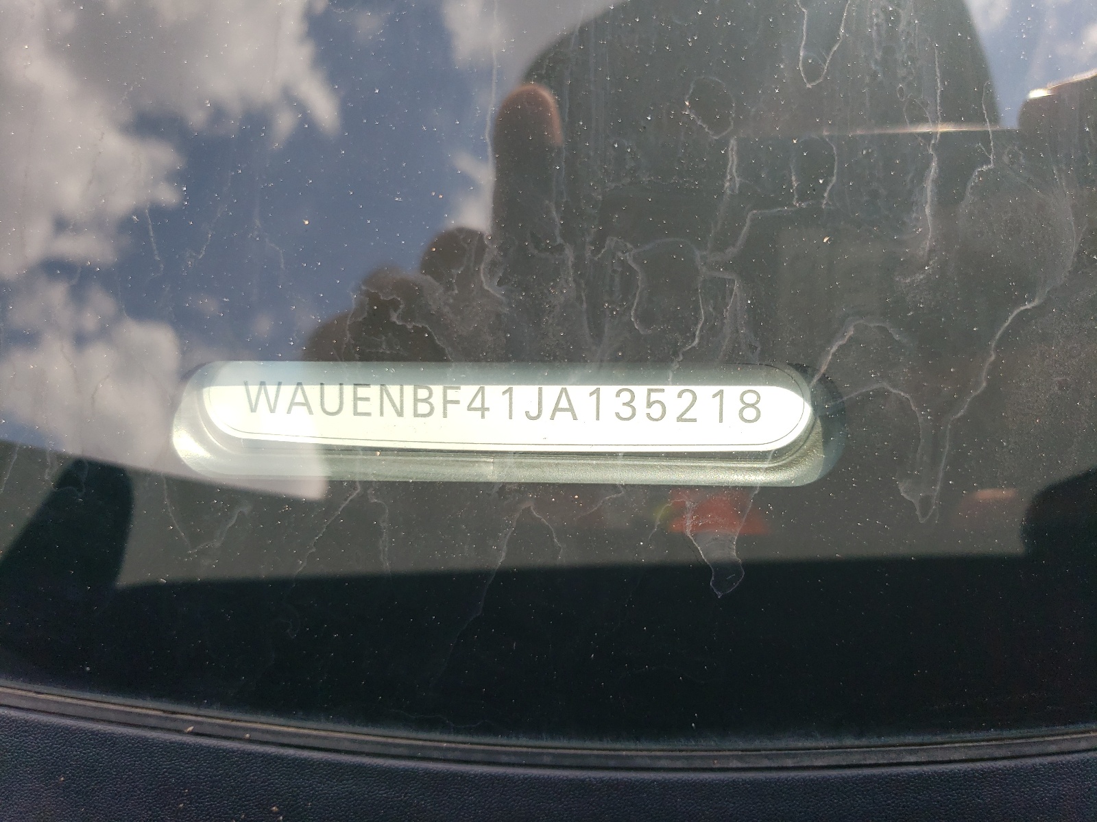 WAUENBF41JA135218 2018 Audi A4 Premium Plus