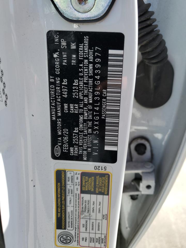 2020 Kia Optima Lx VIN: 5XXGT4L39LG439977 Lot: 64975984