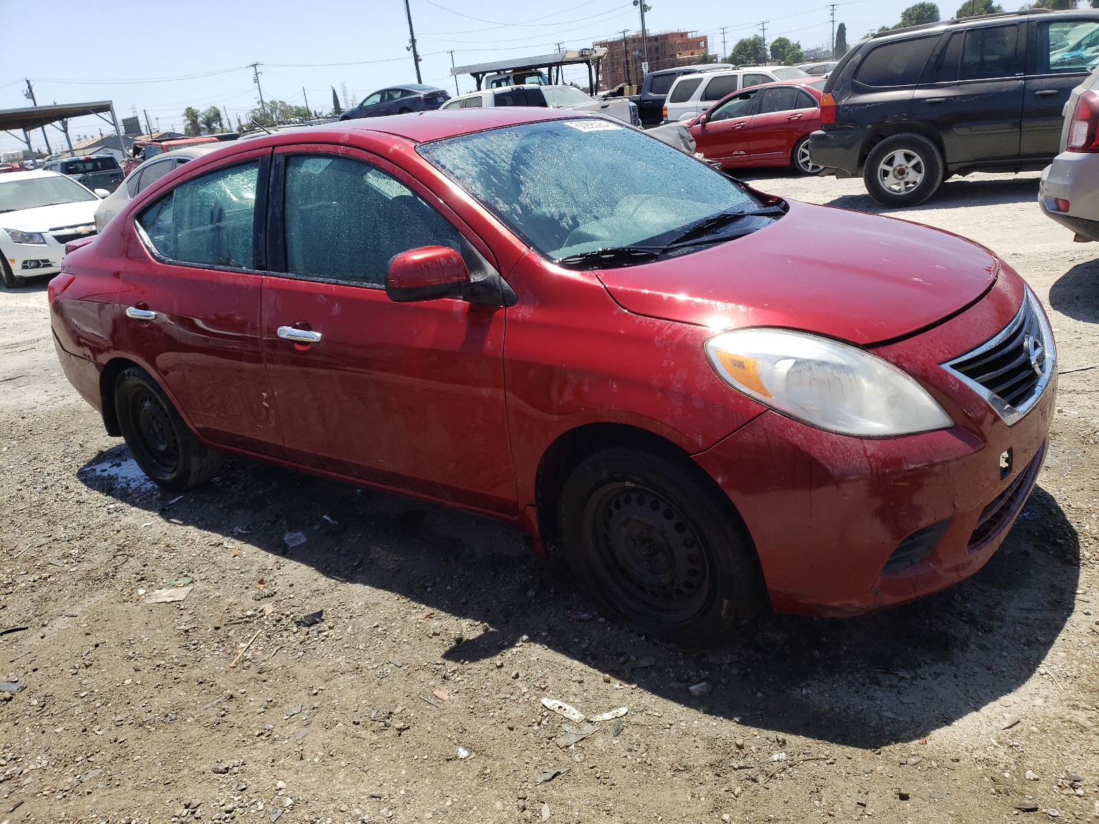 2014 Nissan Versa S vin: 3N1CN7AP3EK444625