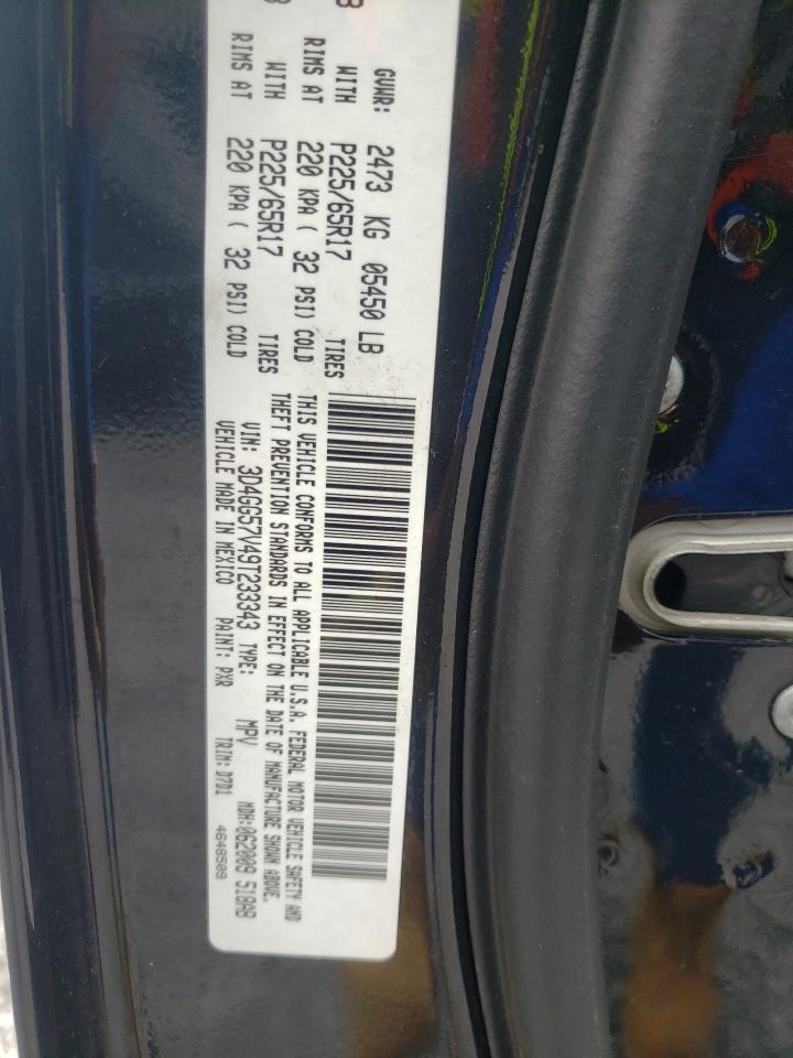 2009 Dodge Journey Sxt VIN: 3D4GG57V49T233343 Lot: 65070714