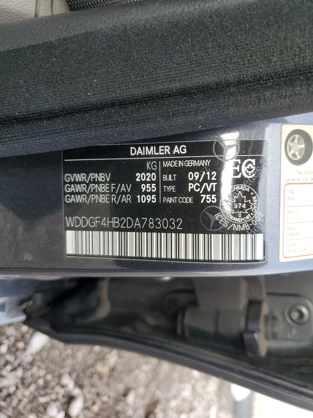 WDDGF4HB2DA783032 2013 Mercedes-Benz C 250