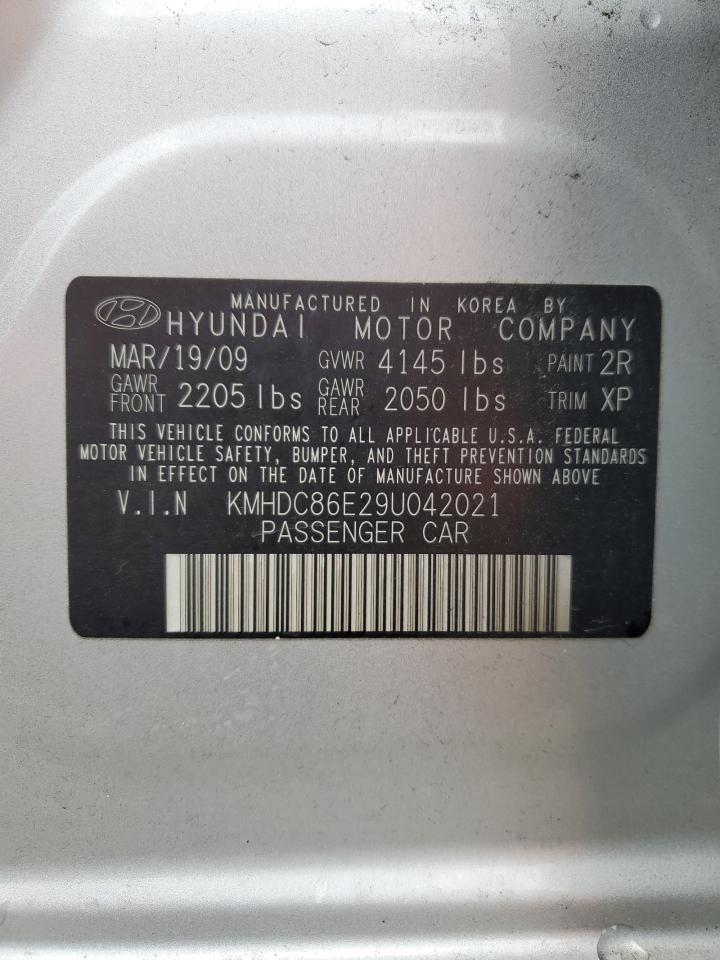 2009 Hyundai Elantra Touring VIN: KMHDC86E29U042021 Lot: 61621594