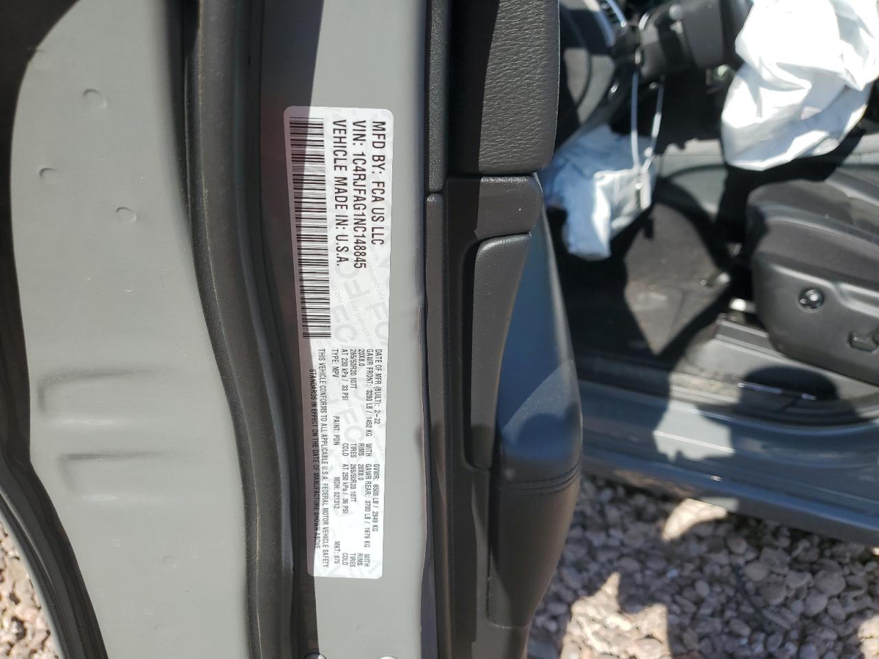 2022 Jeep Grand Cherokee Laredo E VIN: 1C4RJFAG1NC148845 Lot: 61735694