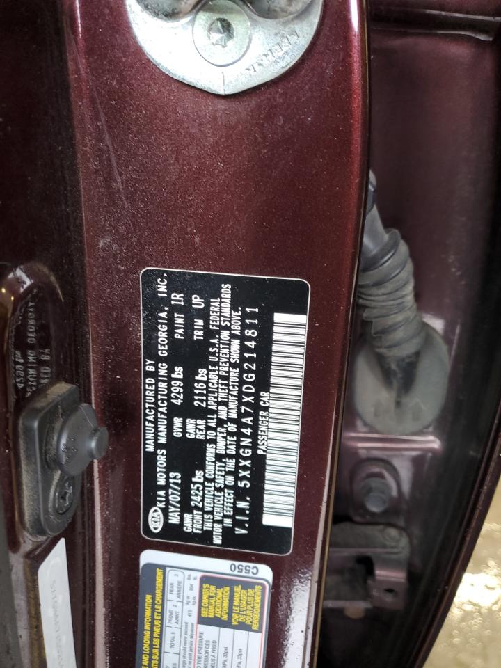 2013 Kia Optima Ex VIN: 5XXGN4A7XDG214811 Lot: 64293524