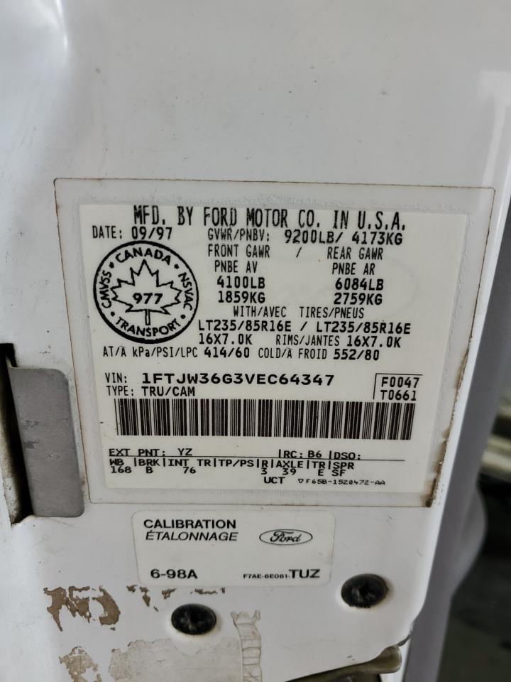 1997 Ford F350 VIN: 1FTJW36G3VEC64347 Lot: 63457204