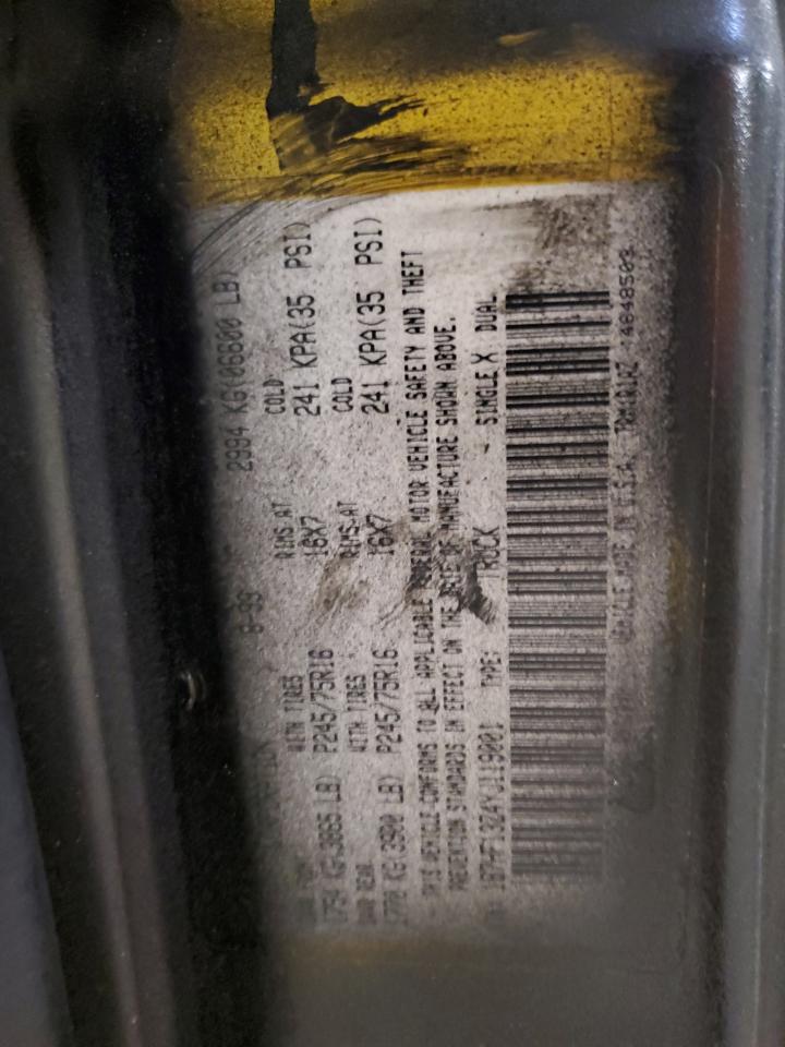 2000 Dodge Ram 1500 VIN: 1B7HF13Z4YJ119001 Lot: 63482974