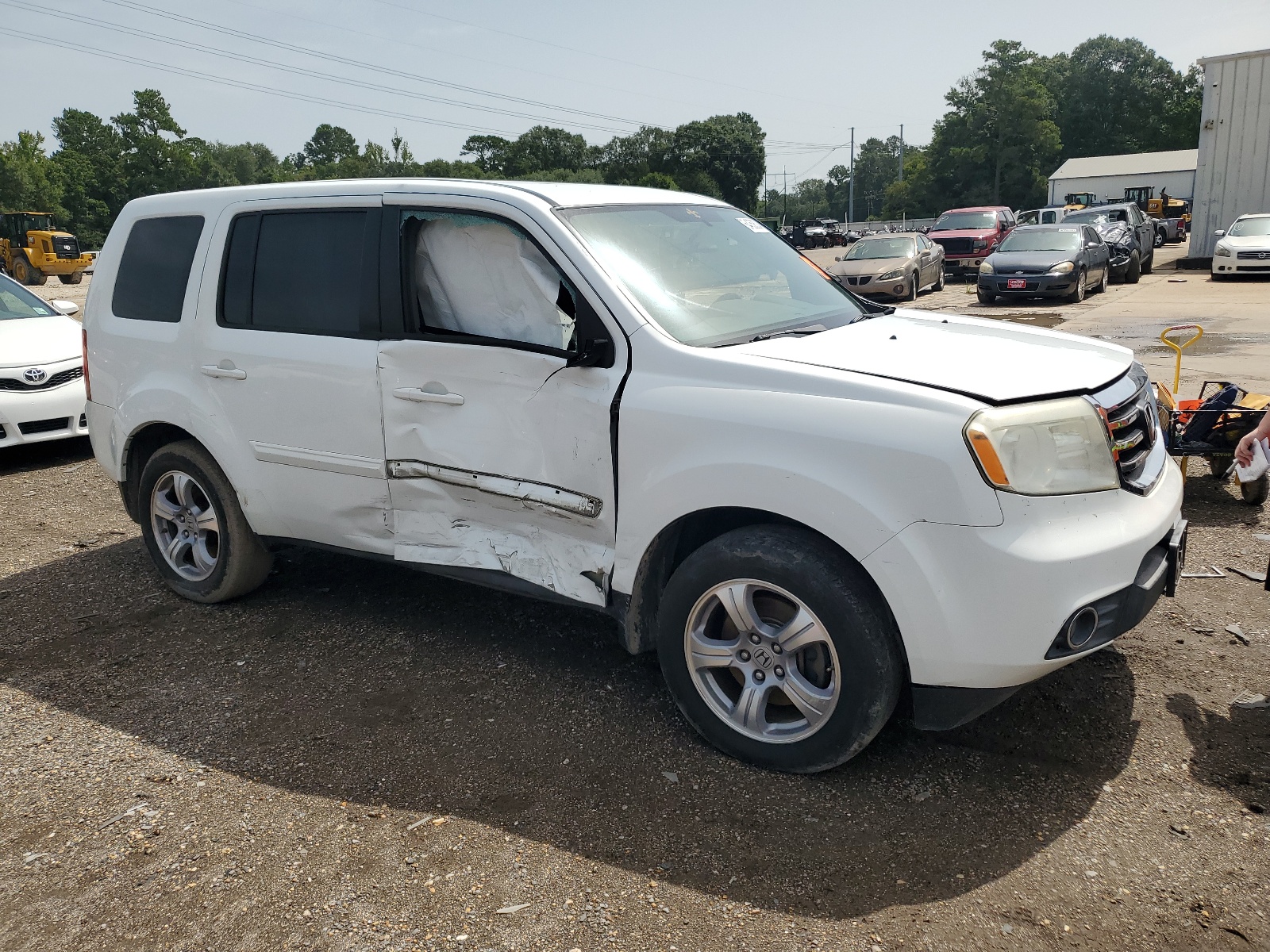 2013 Honda Pilot Ex vin: 5FNYF3H47DB013572