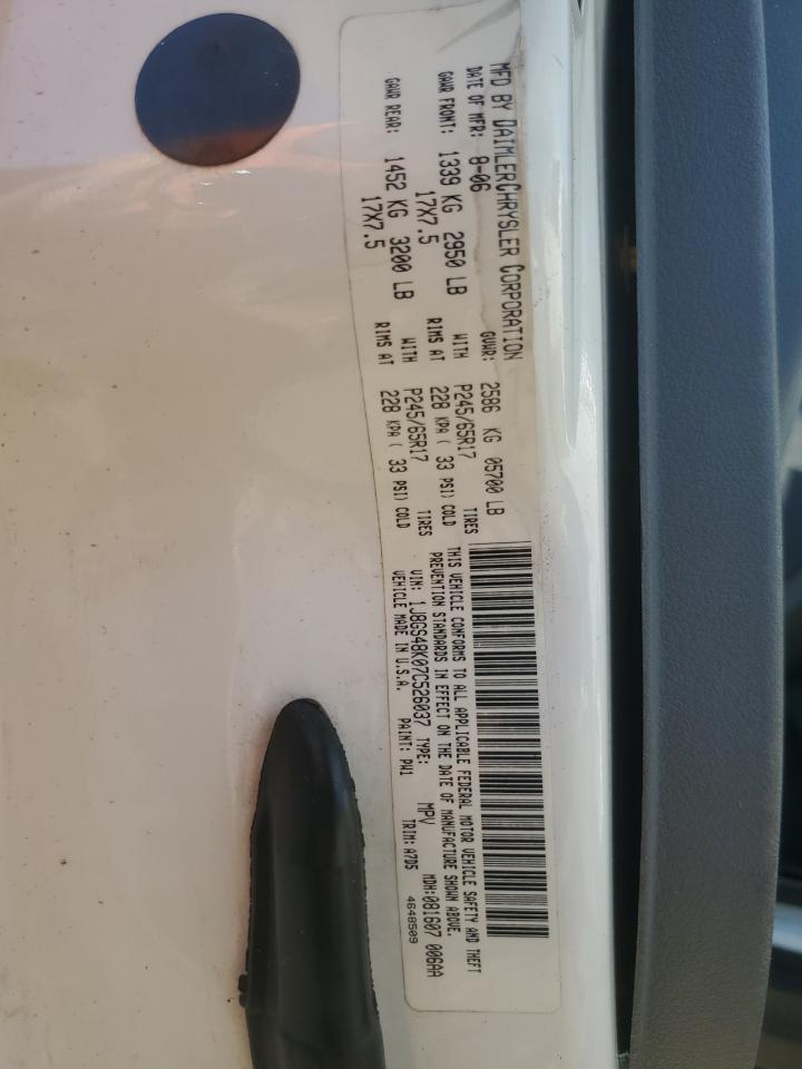 2007 Jeep Grand Cherokee Laredo VIN: 1J8GS48K07C526037 Lot: 61457334