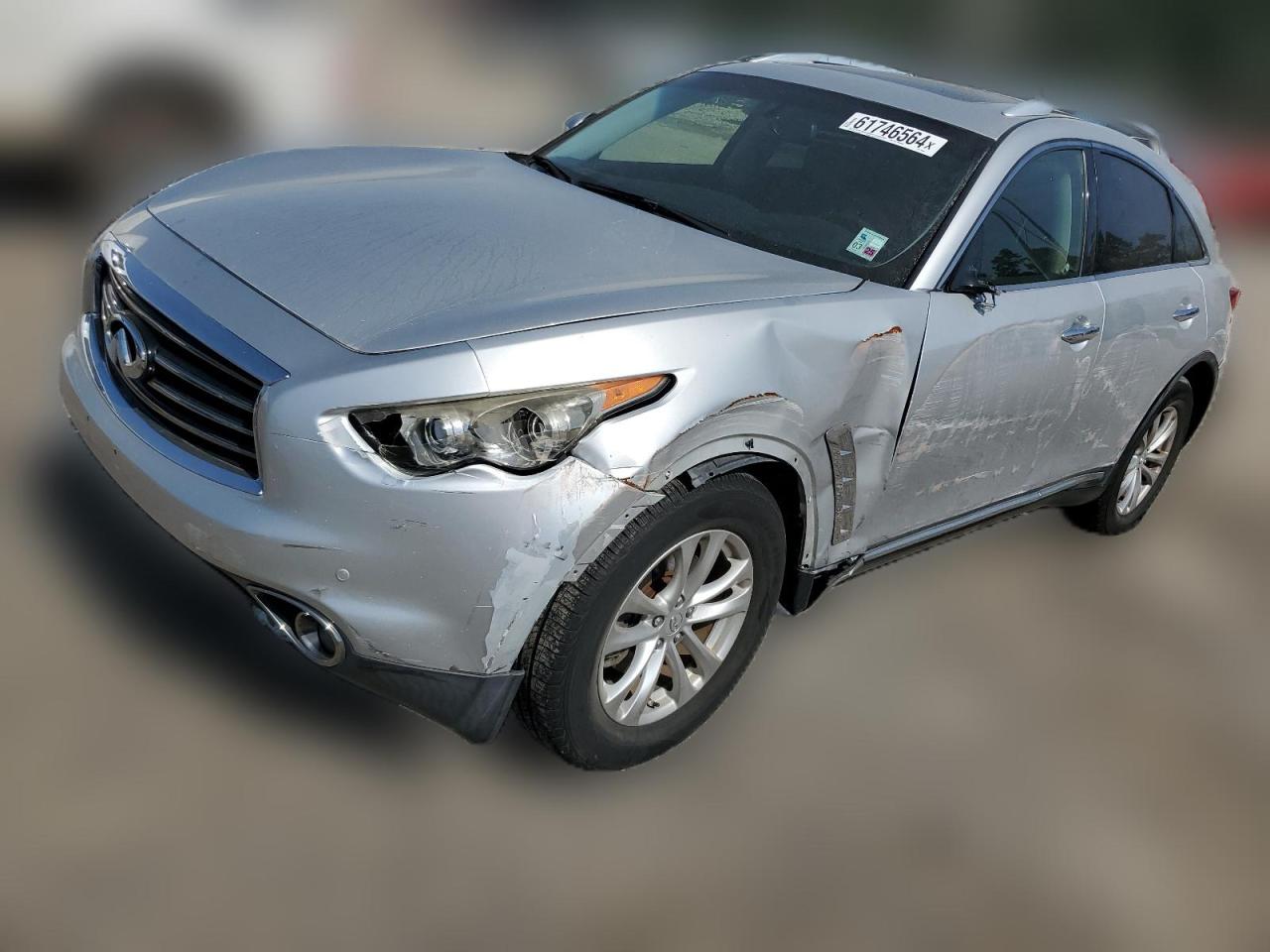 2013 Infiniti Fx37 VIN: JN8CS1MU5DM142003 Lot: 61746564