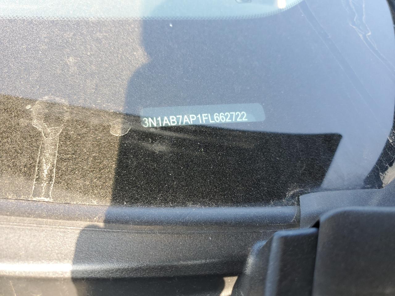 2015 Nissan Sentra S VIN: 3N1AB7AP1FL662722 Lot: 62806674