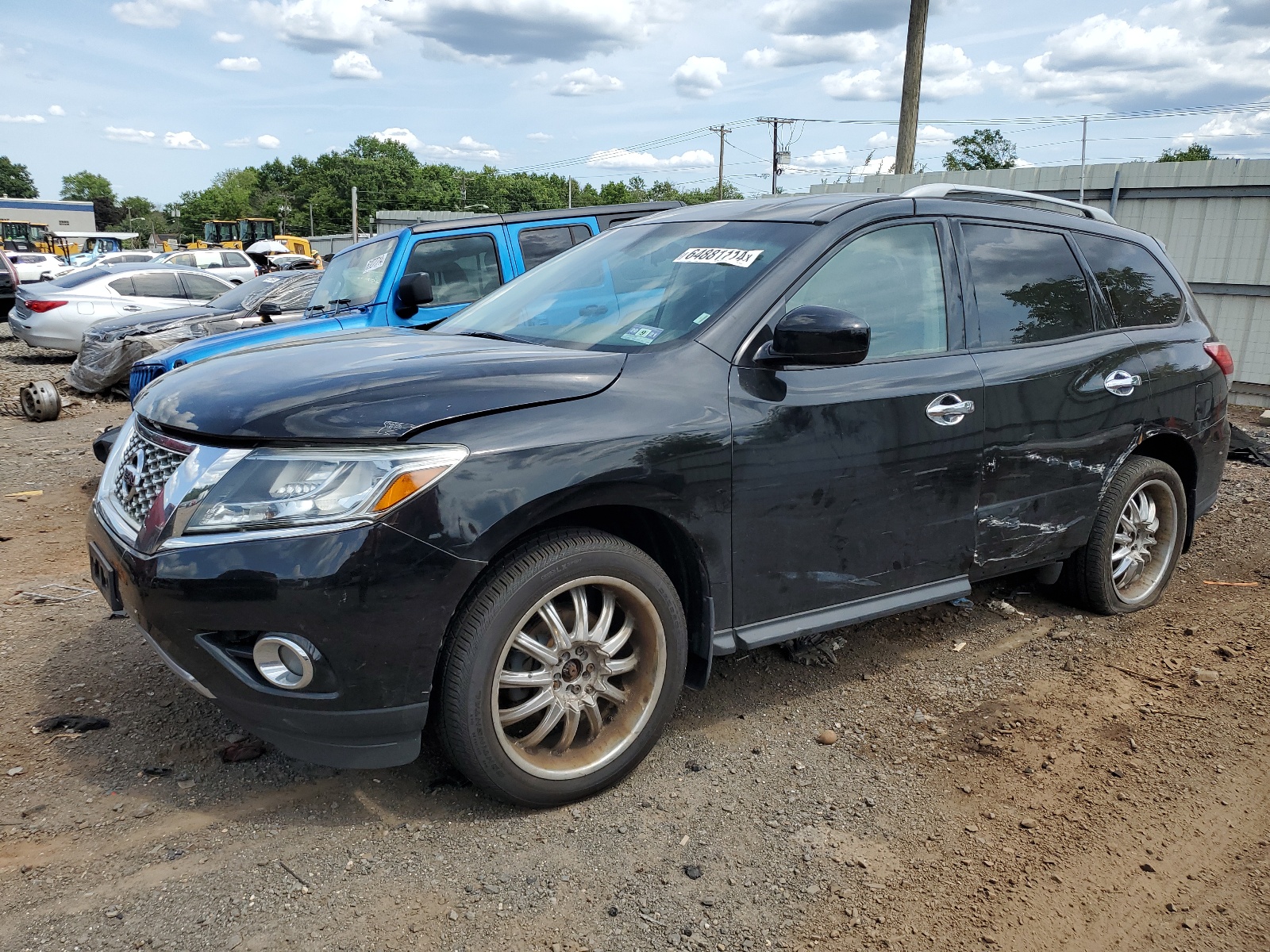 2014 Nissan Pathfinder S vin: 5N1AR2MM2EC683615