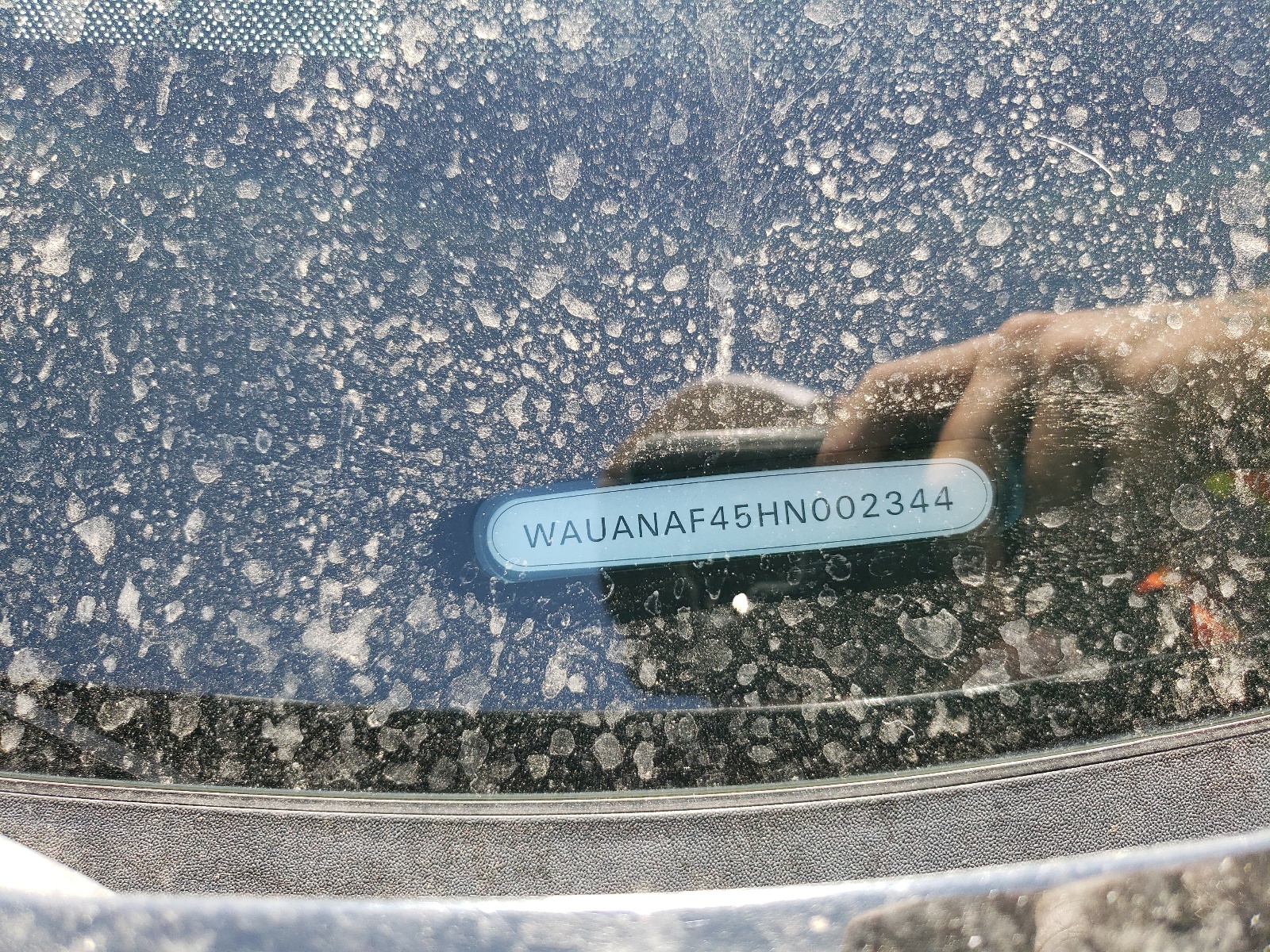 WAUANAF45HN002344 2017 Audi A4 Premium