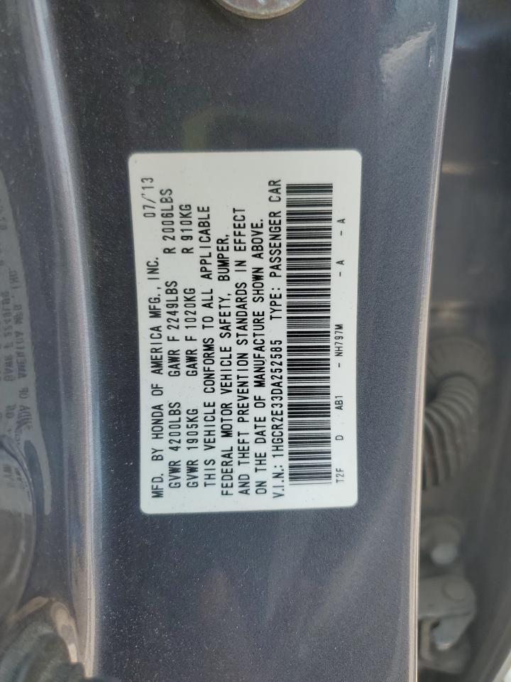 1HGCR2E33DA252585 2013 Honda Accord Lx