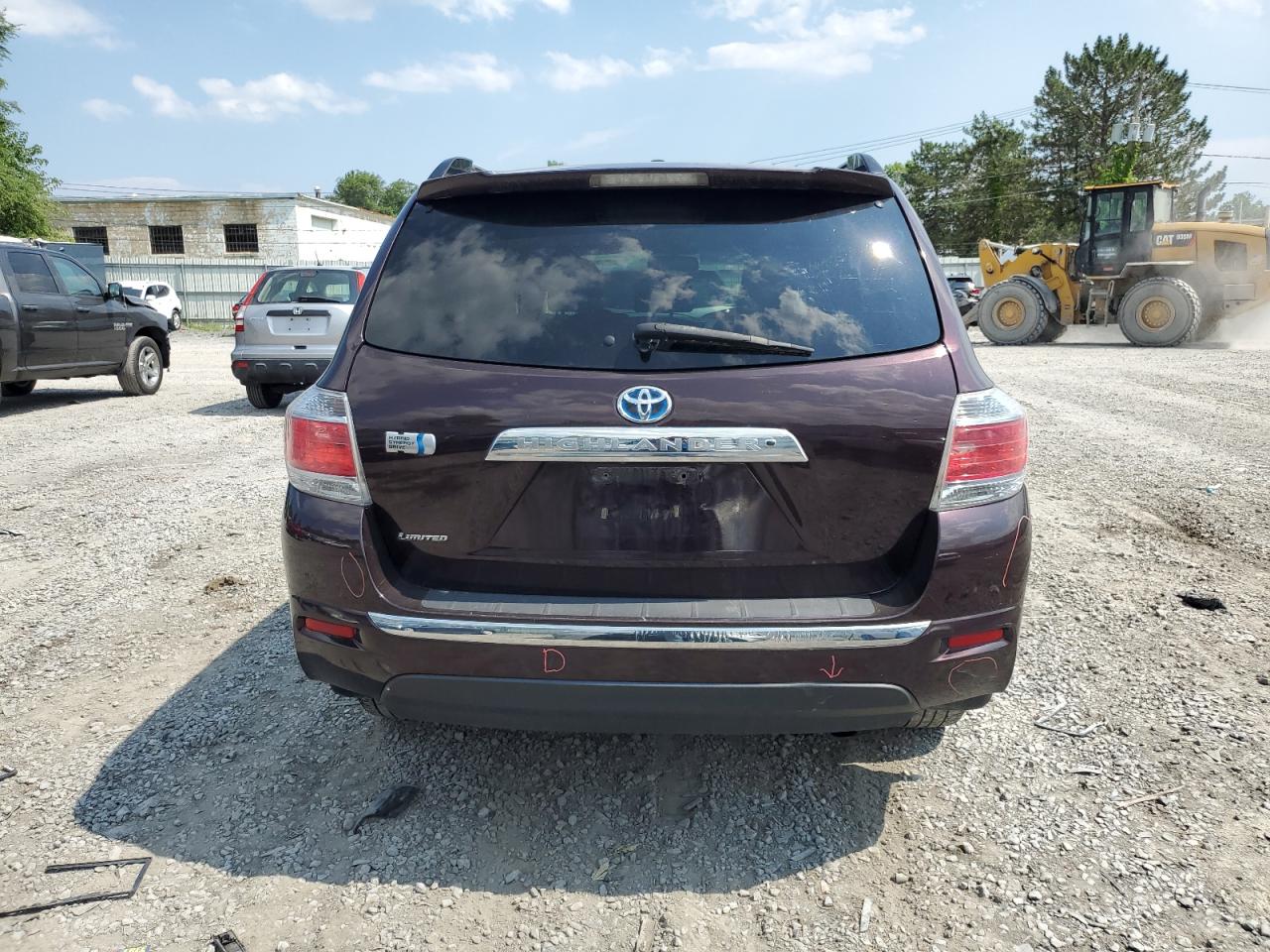 2013 Toyota Highlander Hybrid Limited VIN: JTEDC3EH4D2015020 Lot: 63035584