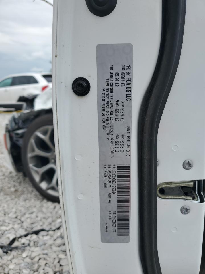 2018 Chrysler 300 S VIN: 2C3CCABG6JH253684 Lot: 63207044