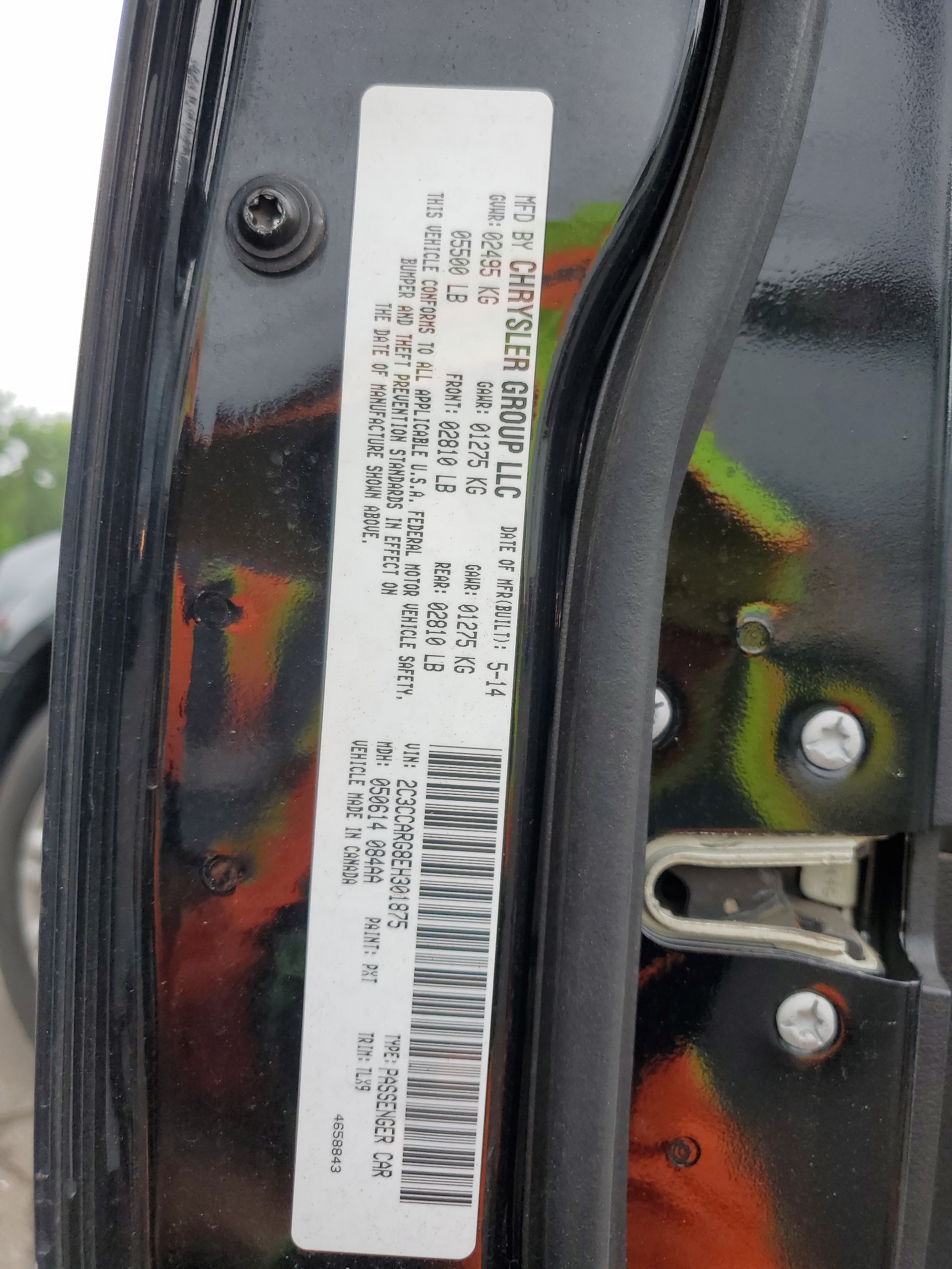 2C3CCARG8EH301875 2014 Chrysler 300