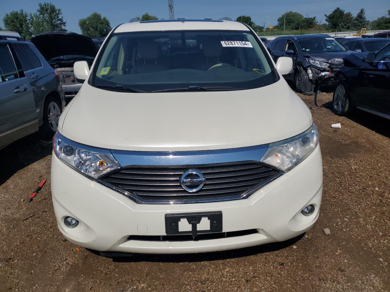 2012 Nissan Quest S VIN: JN8AE2KP7C9045131 Lot: 62871154