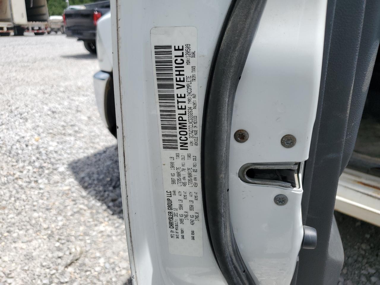 2012 Dodge Ram 3500 St VIN: 3C7WDTCLXCG332634 Lot: 63033244