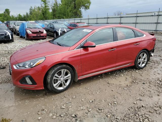  HYUNDAI SONATA 2019 Червоний