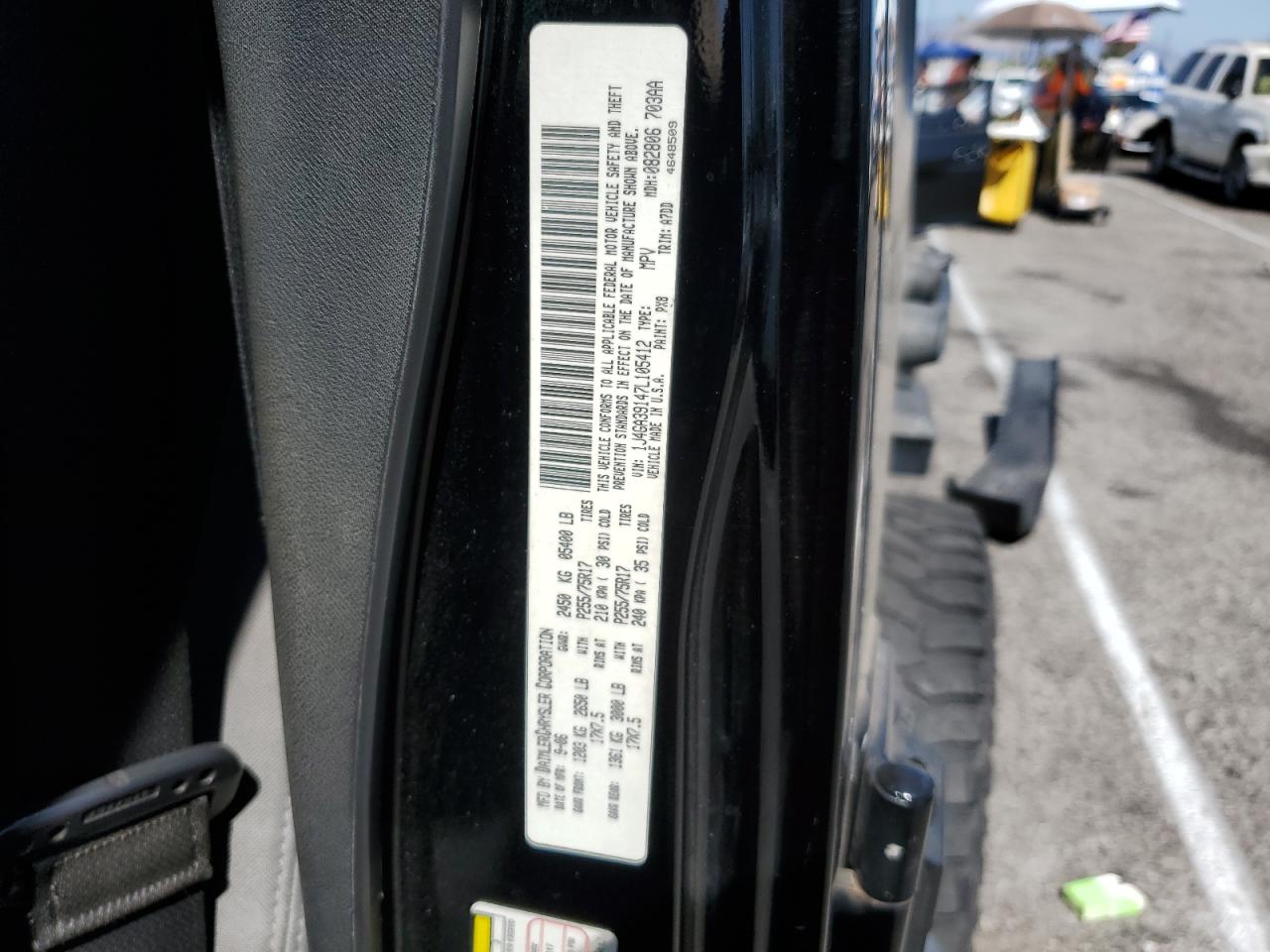 2007 Jeep Wrangler X VIN: 1J4GA39147L105412 Lot: 65225834