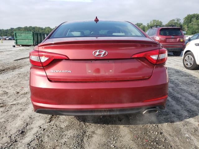  HYUNDAI SONATA 2016 Червоний