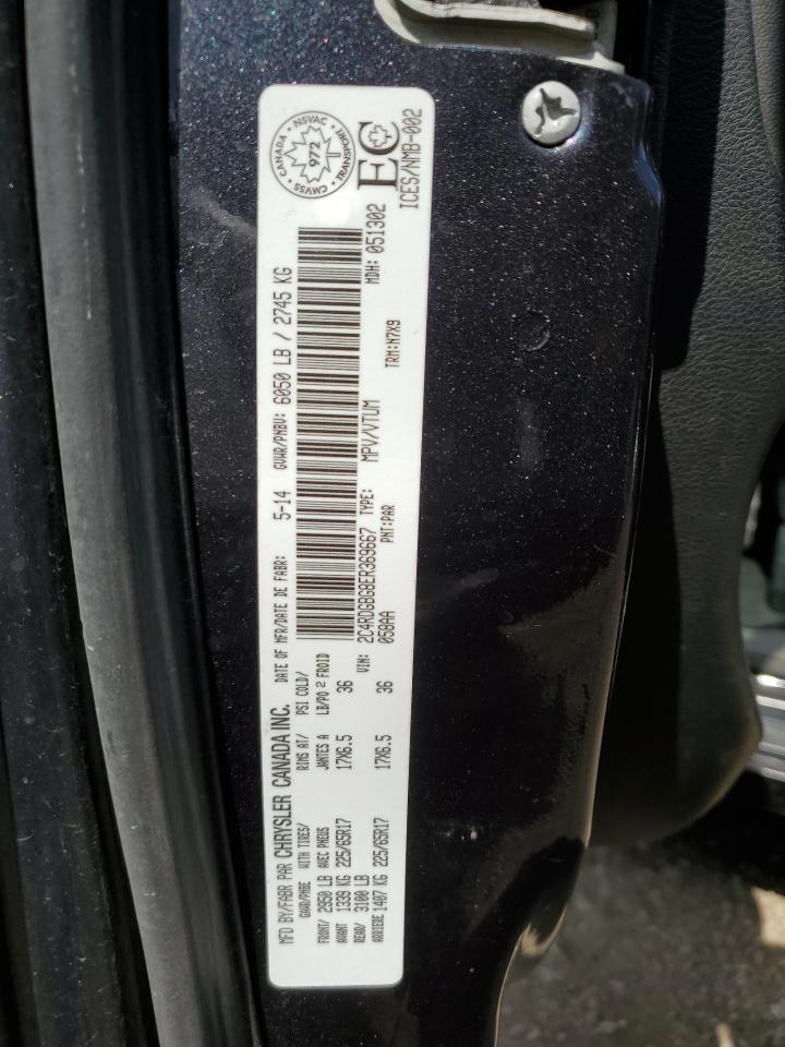 2C4RDGBG8ER369667 2014 Dodge Grand Caravan Se