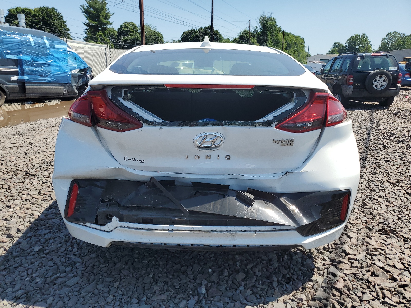 KMHC65LC8KU179099 2019 Hyundai Ioniq Blue