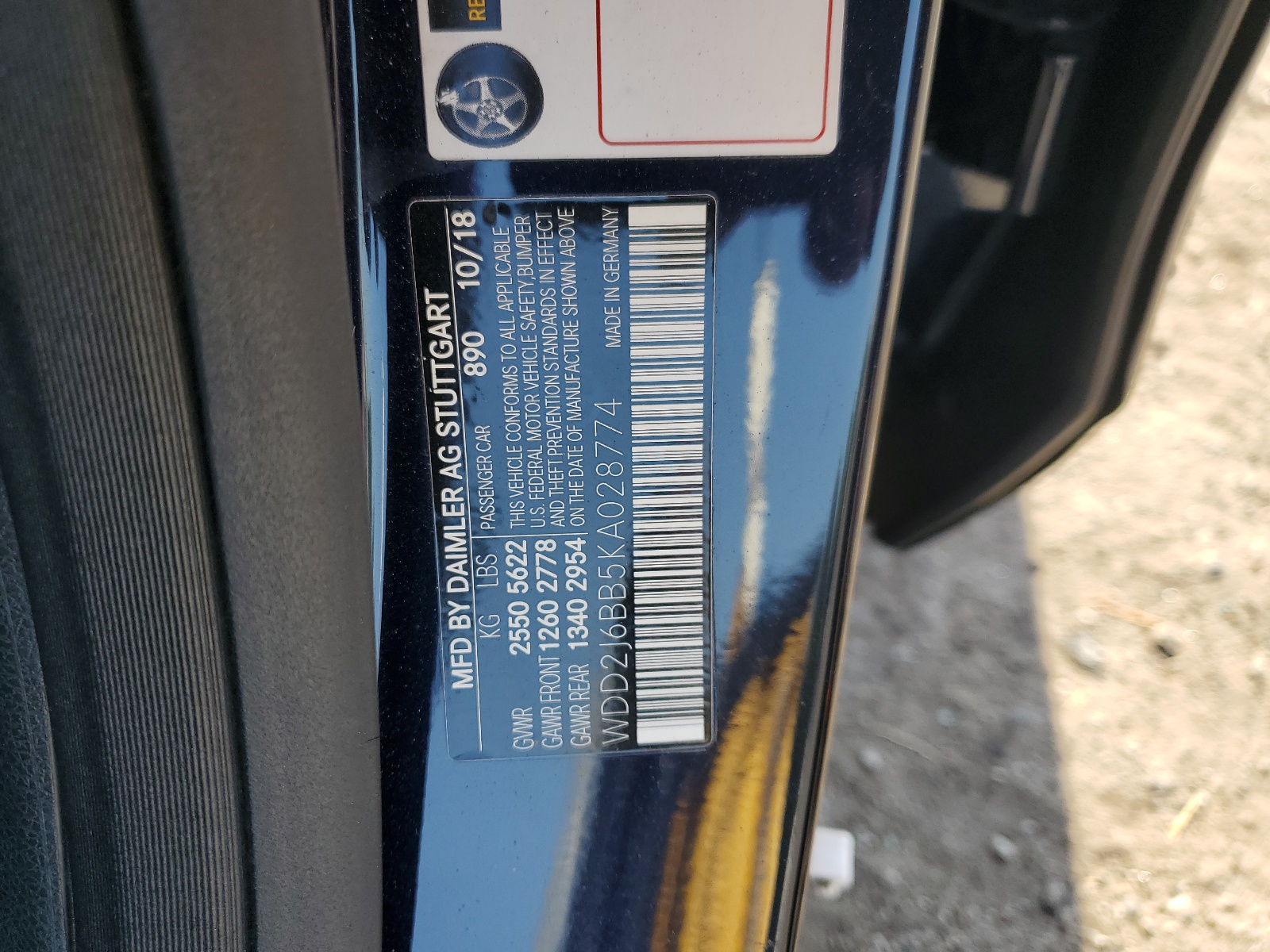 WDD2J6BB5KA028774 2019 Mercedes-Benz Cls Amg 53 4Matic