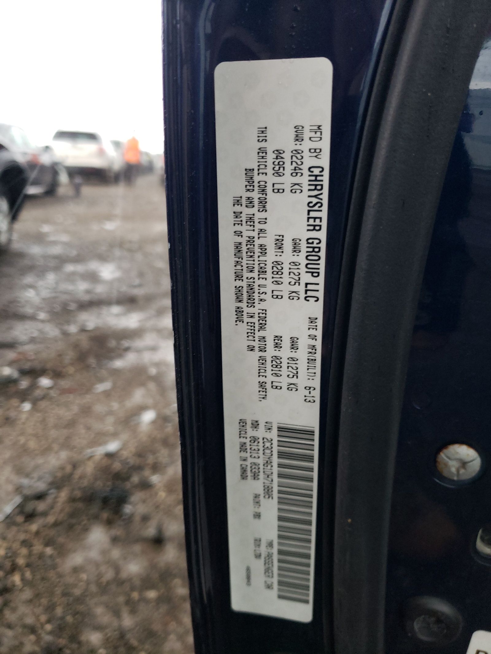 2C3CDYAG1DH718805 2013 Dodge Challenger Sxt