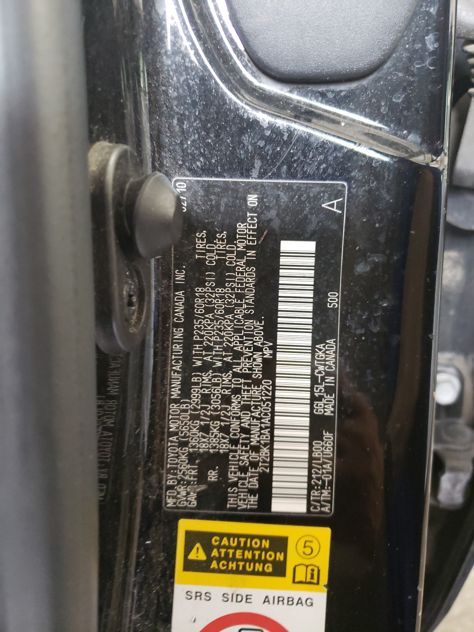 2T2BK1BA1AC051220 2010 Lexus Rx 350