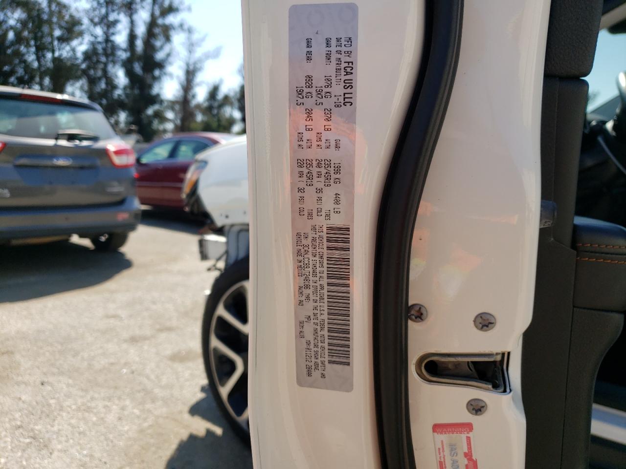 2018 Jeep Compass Limited VIN: 3C4NJCCB9JT248186 Lot: 65390544