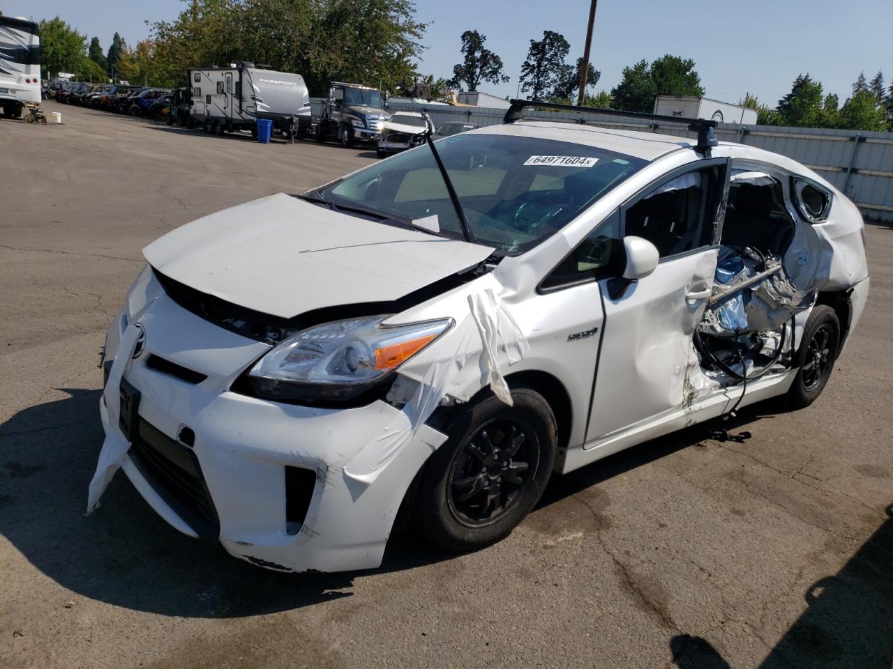 2014 Toyota Prius VIN: JTDKN3DU2E0375744 Lot: 64971604